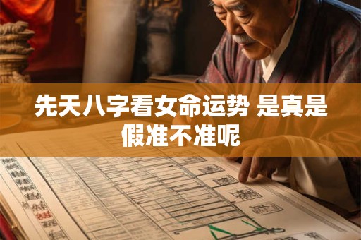 详细阅读:先天八字看女命运势 是真是假准不准呢 先天八字看女命运势 是真是假准不准呢