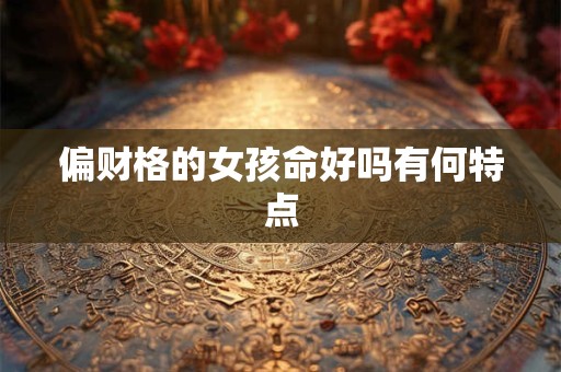 偏财格的女孩命好吗有何特点