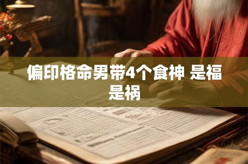 偏印格命男带4个食神 是福是祸
