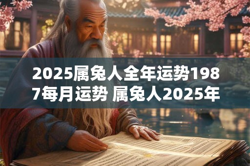 2025属兔人全年运势1987每月运势 属兔人2025年运势运程每月运程1987