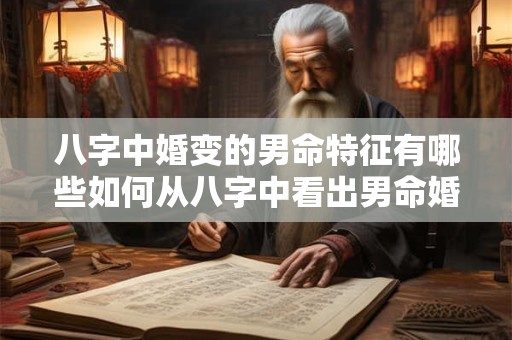 八字中婚变的男命特征有哪些如何从八字中看出男命婚变的信息