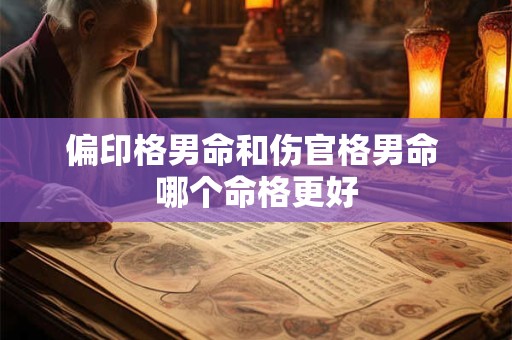 偏印格男命和伤官格男命 哪个命格更好