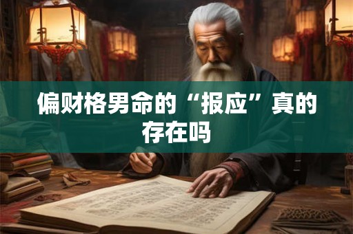 偏财格男命的“报应”真的存在吗