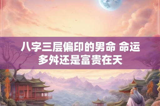 八字三层偏印的男命 命运多舛还是富贵在天