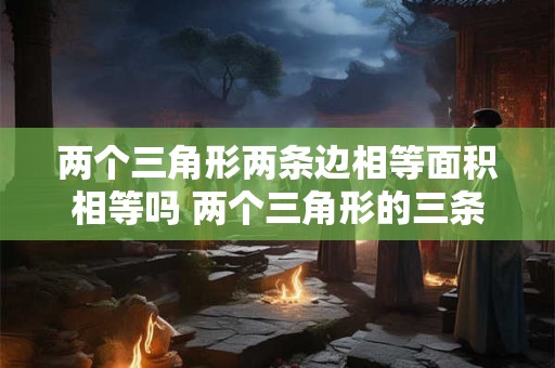 两个三角形两条边相等面积相等吗 两个三角形的三条边都相等是全等三角形吗