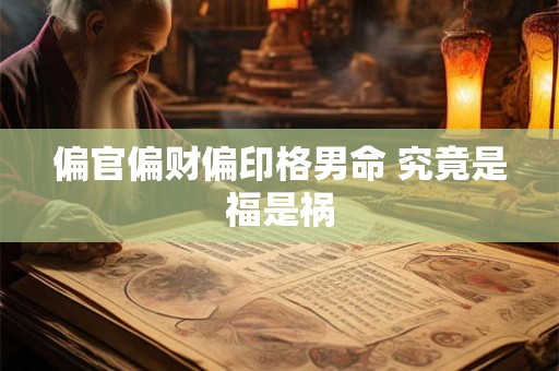 偏官偏财偏印格男命 究竟是福是祸
