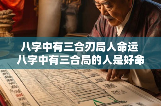 八字中有三合刃局人命运 八字中有三合局的人是好命吗