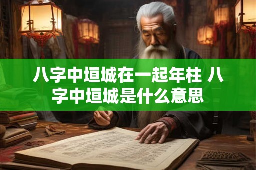 八字中垣城在一起年柱 八字中垣城是什么意思