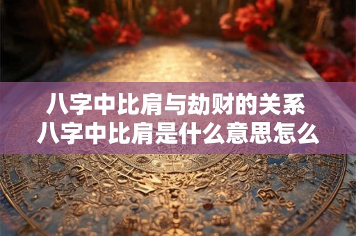 八字中比肩与劫财的关系 八字中比肩是什么意思怎么看比肩