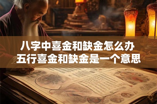 八字中喜金和缺金怎么办 五行喜金和缺金是一个意思吗