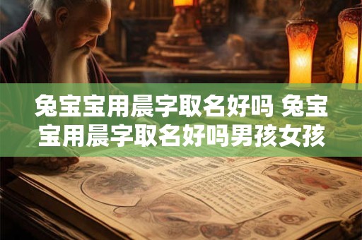 兔宝宝用晨字取名好吗 兔宝宝用晨字取名好吗男孩女孩