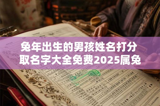 兔年出生的男孩姓名打分 取名字大全免费2025属兔的男孩子