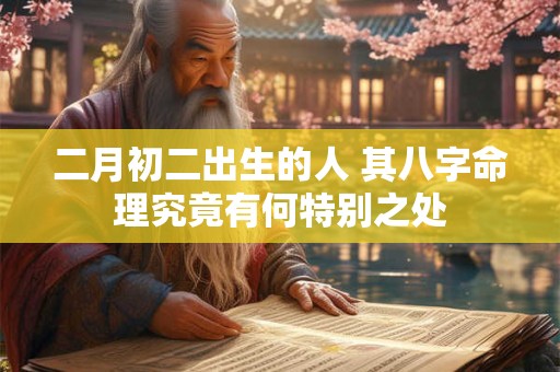 二月初二出生的人 其八字命理究竟有何特别之处