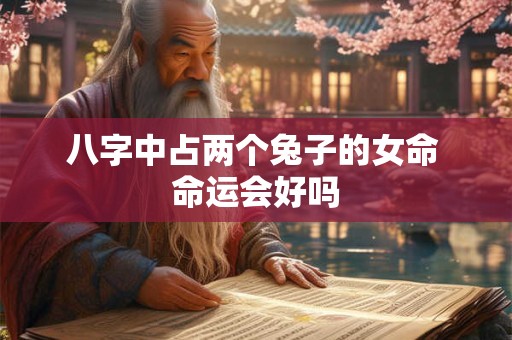 八字中占两个兔子的女命 命运会好吗