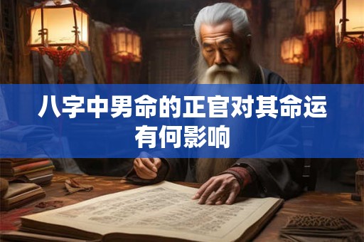 八字中男命的正官对其命运有何影响