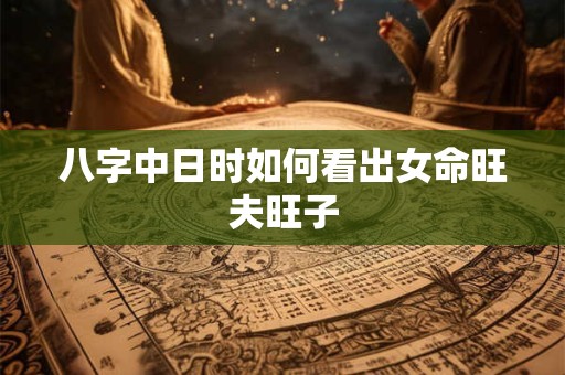 八字中日时如何看出女命旺夫旺子