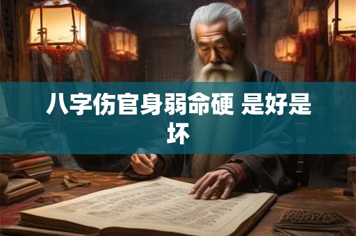 八字伤官身弱命硬 是好是坏
