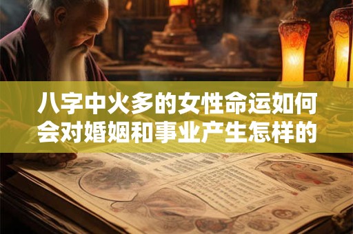 八字中火多的女性命运如何会对婚姻和事业产生怎样的影响