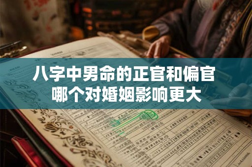 八字中男命的正官和偏官 哪个对婚姻影响更大