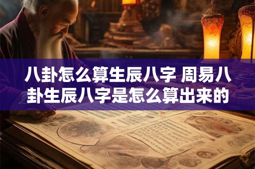 八卦怎么算生辰八字 周易八卦生辰八字是怎么算出来的