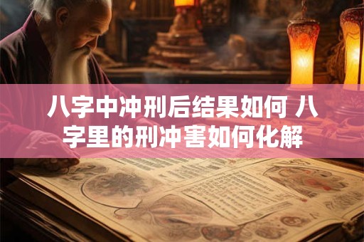 八字中冲刑后结果如何 八字里的刑冲害如何化解