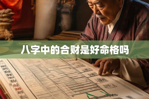 八字中的合财是好命格吗
