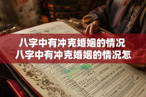 八字中有冲克婚姻的情况 八字中有冲克婚姻的情况怎么办