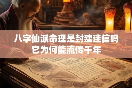 八字仙派命理是封建迷信吗它为何能流传千年