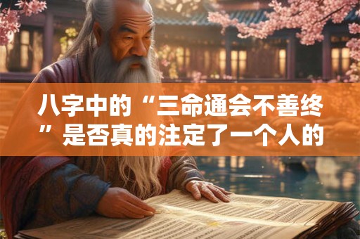 八字中的“三命通会不善终”是否真的注定了一个人的命运