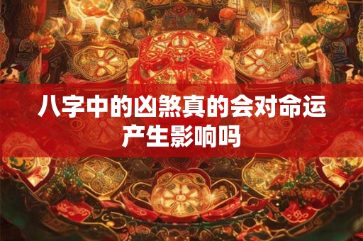 八字中的凶煞真的会对命运产生影响吗