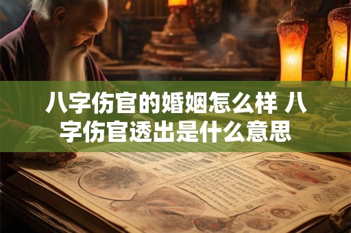 八字伤官的婚姻怎么样 八字伤官透出是什么意思
