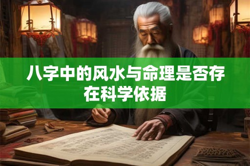 八字中的风水与命理是否存在科学依据