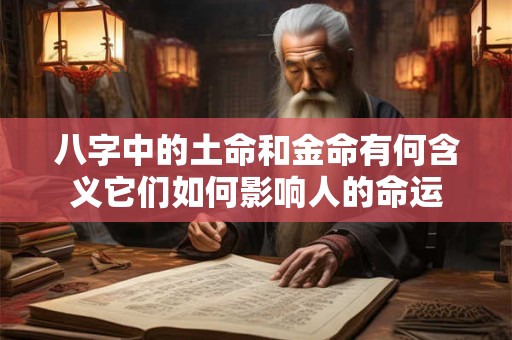 八字中的土命和金命有何含义它们如何影响人的命运