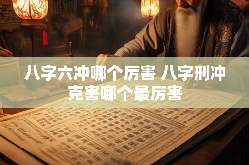 八字六冲哪个厉害 八字刑冲克害哪个最厉害
