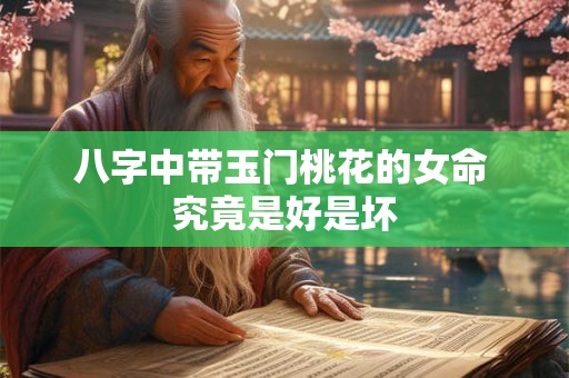 八字中带玉门桃花的女命 究竟是好是坏