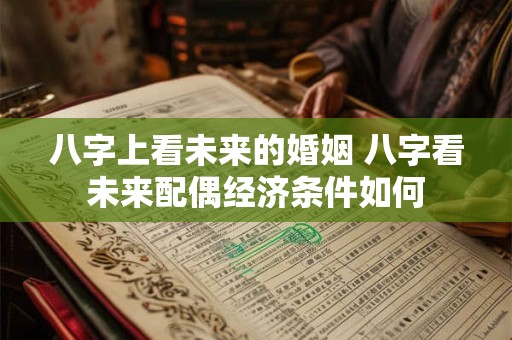八字上看未来的婚姻 八字看未来配偶经济条件如何