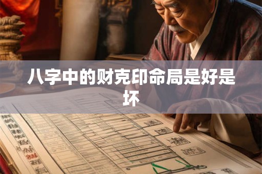 八字中的财克印命局是好是坏 八字中的财克印命局是好是坏