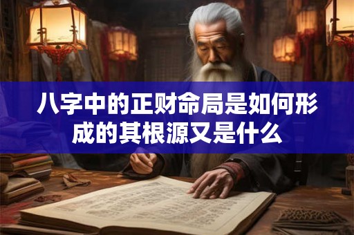 八字中的正财命局是如何形成的其根源又是什么