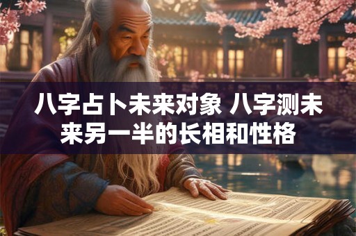 八字占卜未来对象 八字测未来另一半的长相和性格
