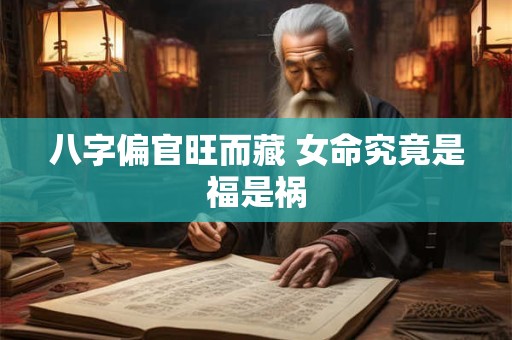 八字偏官旺而藏 女命究竟是福是祸