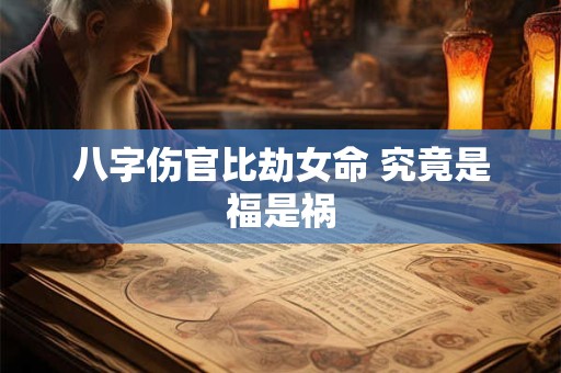 八字伤官比劫女命 究竟是福是祸 八字伤官比劫女命 究竟是福是祸