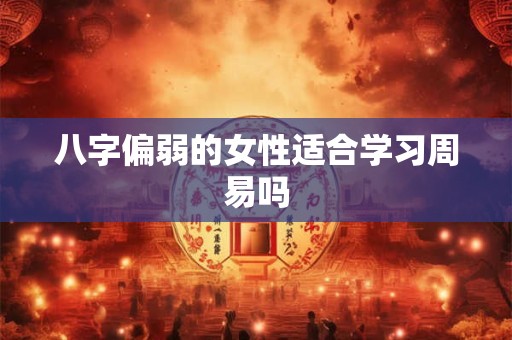 八字偏弱的女性适合学习周易吗