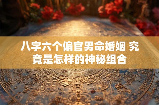 八字六个偏官男命婚姻 究竟是怎样的神秘组合