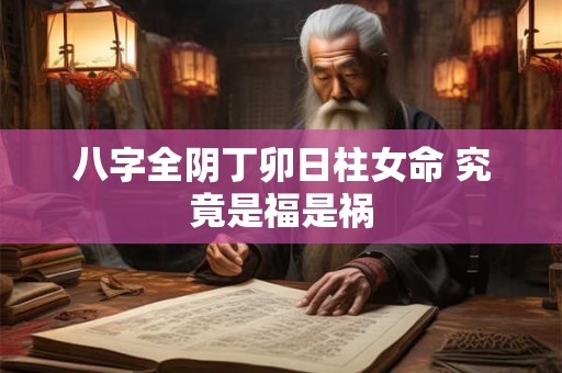 八字全阴丁卯日柱女命 究竟是福是祸