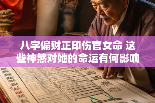 八字偏财正印伤官女命 这些神煞对她的命运有何影响
