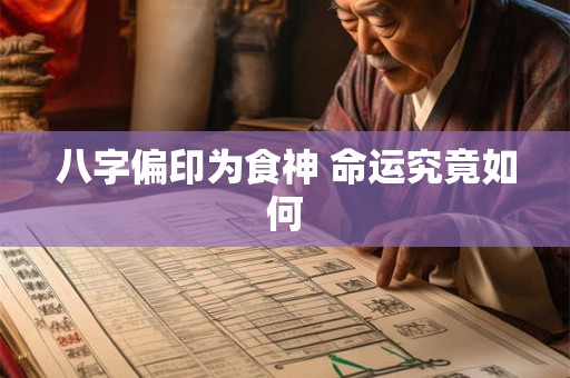 八字偏印为食神 命运究竟如何 八字偏印为食神 命运究竟如何
