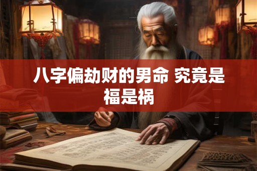 八字偏劫财的男命 究竟是福是祸