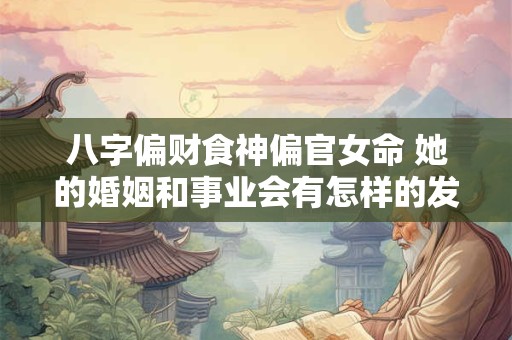 八字偏财食神偏官女命 她的婚姻和事业会有怎样的发展