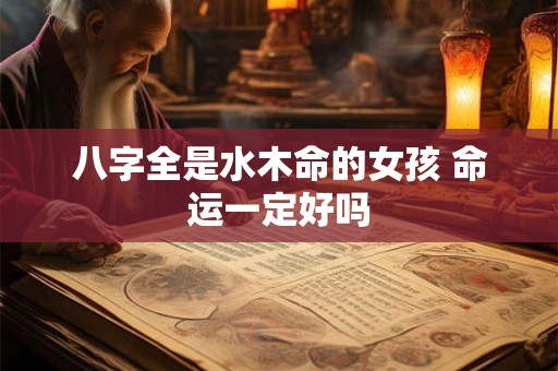 八字全是水木命的女孩 命运一定好吗
