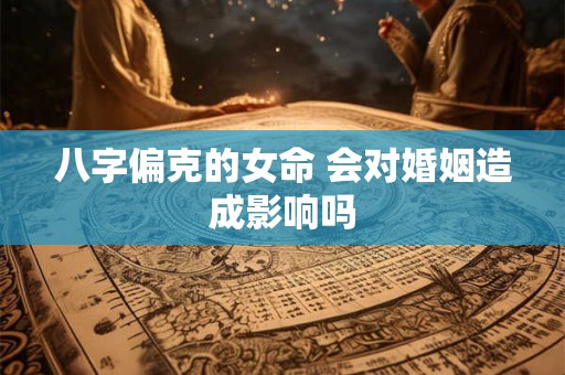 八字偏克的女命 会对婚姻造成影响吗